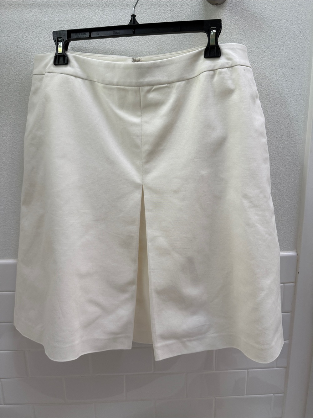 NWT Vince Camuto Ivory White A-Line Skirt Size 12 - Picture 2 of 5